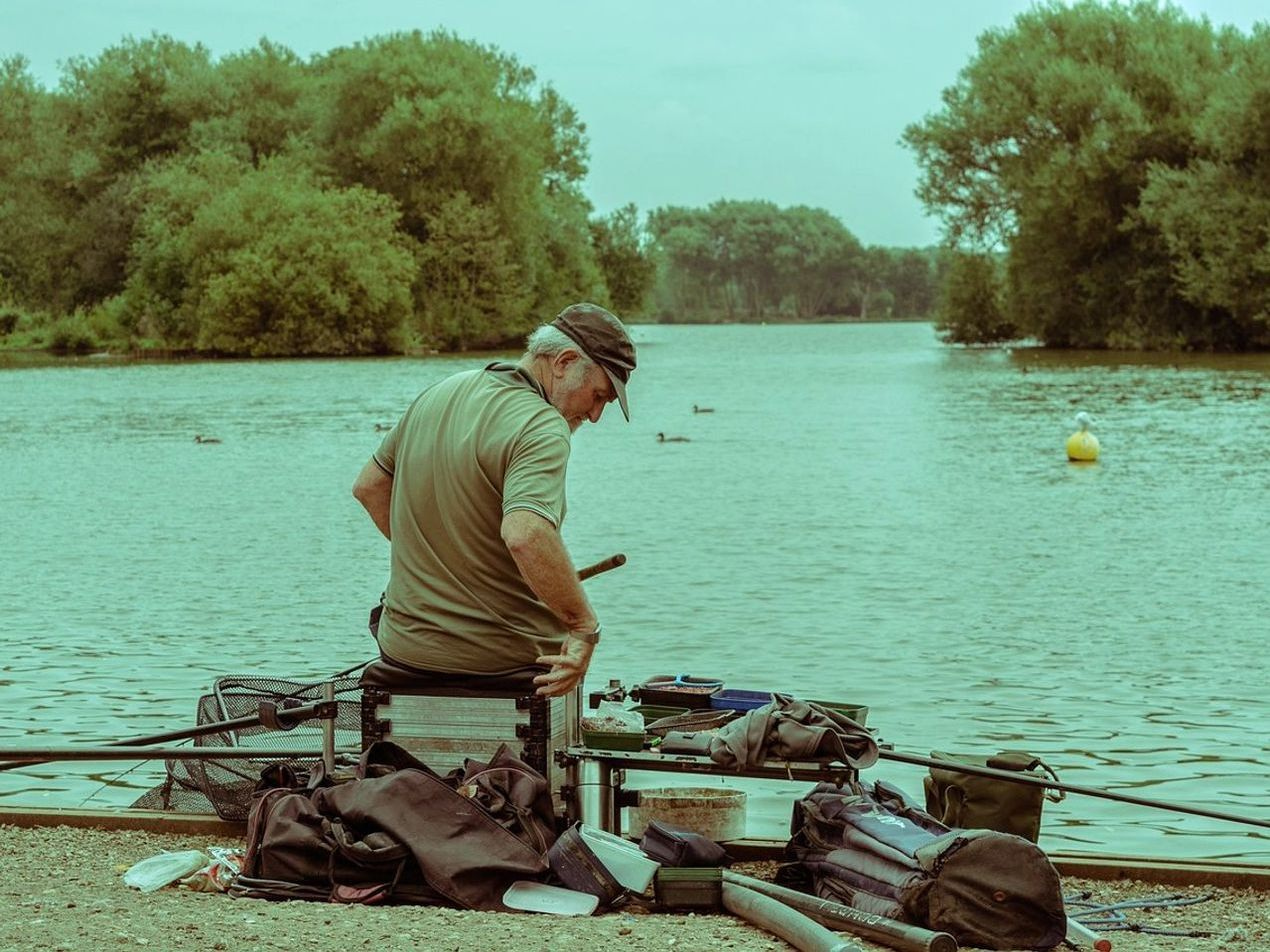 Pesca de trucha en invierno